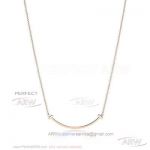 AAA Fake Tiffany Mini T Smile Necklace For Sale - 925 Silver 